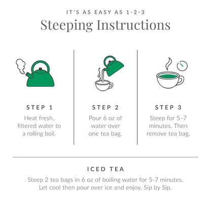 Organic Elderflower SuperHerb Tea Naturally Caffeine-Free 36 Ct. | The Republic of Tea