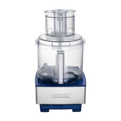 Cuisinart Food Processor, 14-Cup Vegetable Food Chopper for Mincing, Dicing, Shredding, Puree & Kneading Dough, 720-Watt Motor, Stainless Steel, DFP-14BCNY