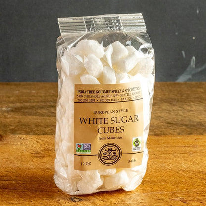 White Sugar Cubes Pure Cane Non-GMO Raw Sweetener