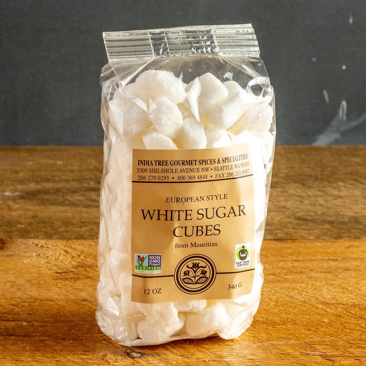 White Sugar Cubes Pure Cane Non-GMO Raw Sweetener