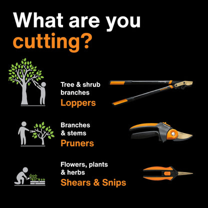 Fiskars Forged Steel Bypass Pruning Shears (4 Options)