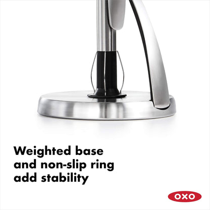 OXO Good Grips SimplyTear Paper Towel Holder Countertop for Kitchen