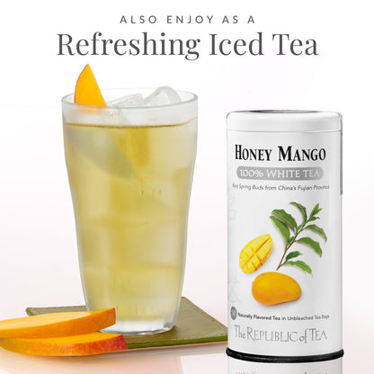 Honey Mango 100% White Tea, Low Caffeine | The Republic of Tea