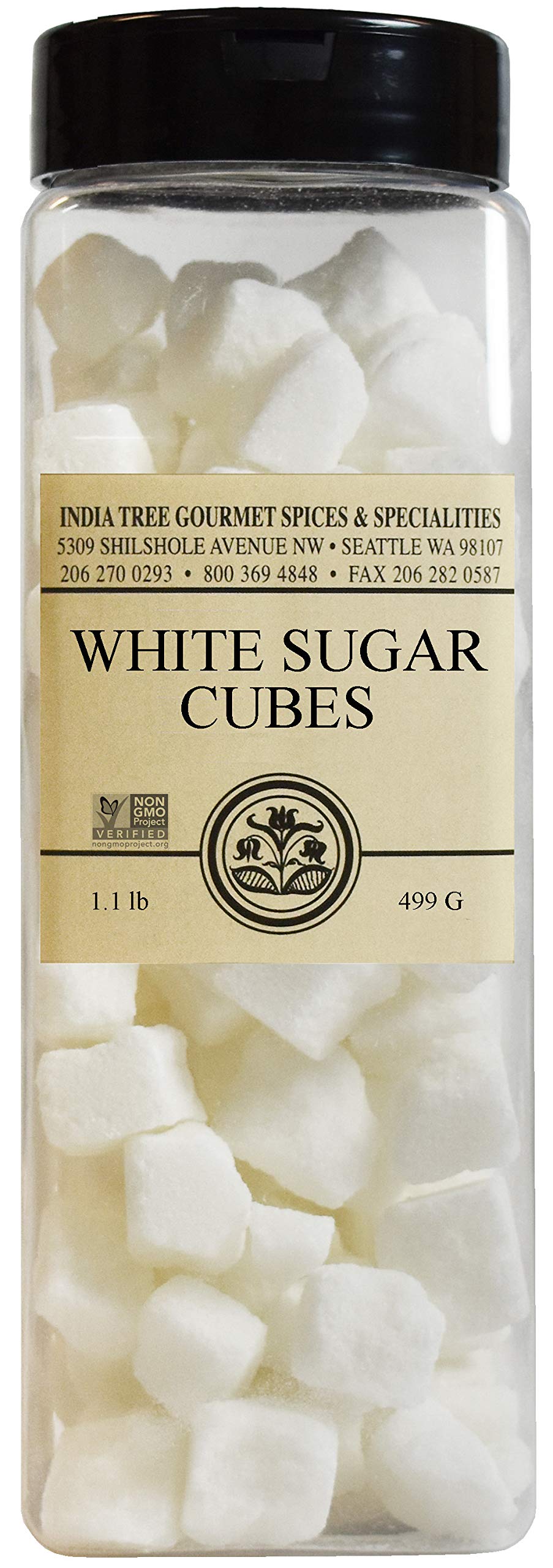 White Sugar Cubes Pure Cane Non-GMO Raw Sweetener