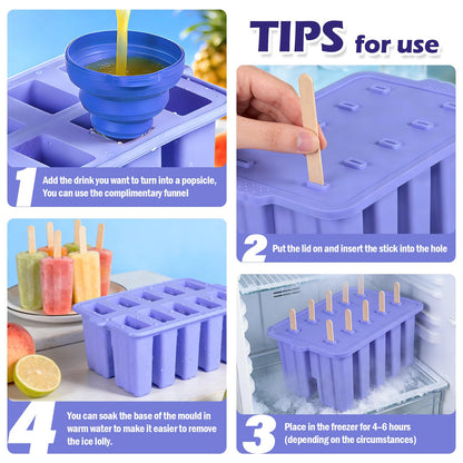 Silicone Popsicles Molds