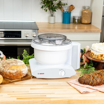 Bosch Blender Bundle - Black Universal Plus Mixer with Stainless Steel Bowl, Dough Hook Extender, and Blender