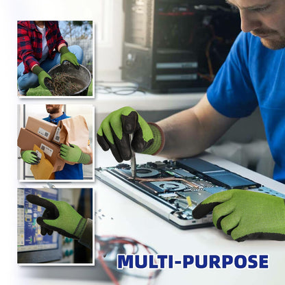 Schwer A4 AIR-SKIN Cut Resistant Work Gloves with Extreme Lightweight & Thin, Grip Glove for Fishing, Refined Work, Gardening Gloves for Yard, Touchscreen, 3D-Comfort Fit, Men Women Gifts, AR3900, L