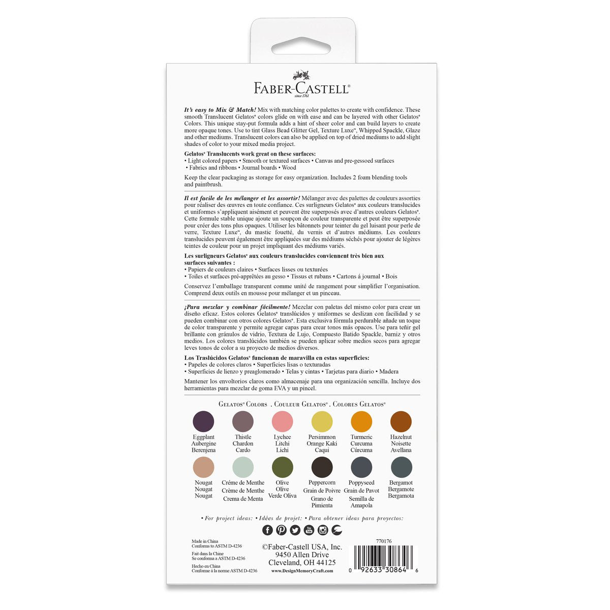 Mixed Media Gel Stick Crayons 28 Colors