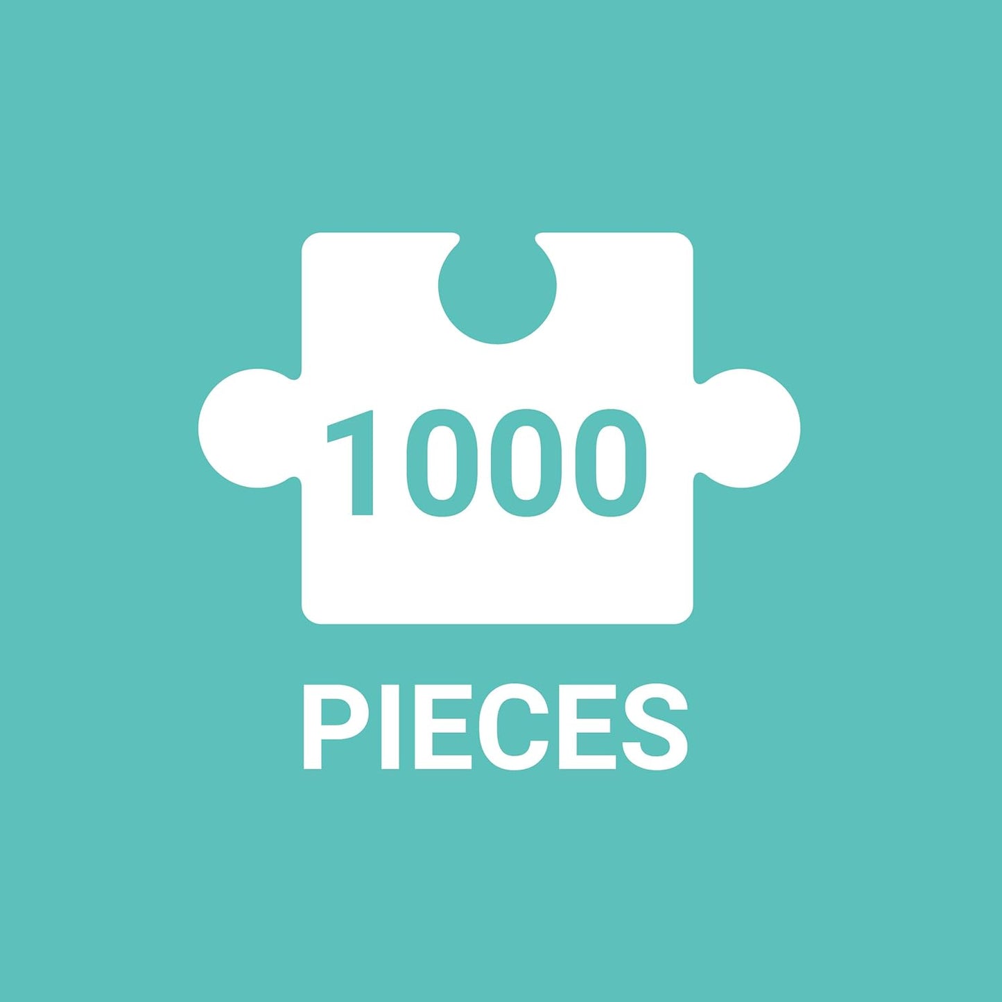 Galison Be Kind Panoramic Puzzle from Galison - 1000 Piece Landscape Jigsaw Puzzle Collaboration with The Born This Way Foundation, 39" x 14", Included is a 21 Days of Kindness Fill-in Calendar