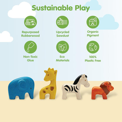 Wooden Wild Animals