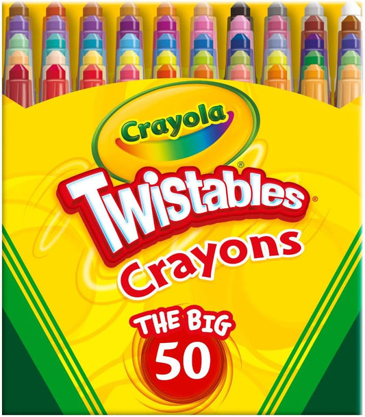 Twistables Crayons | Available in 24 and 50 Count Sets
