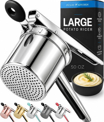 Stainless Steel 15oz Potato Ricer
