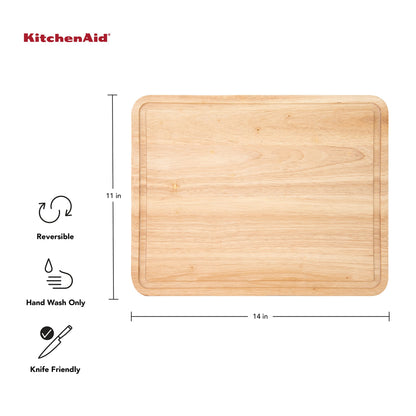 KitchenAid Rubberwood Cutting Board 8-inch x 10-Inch