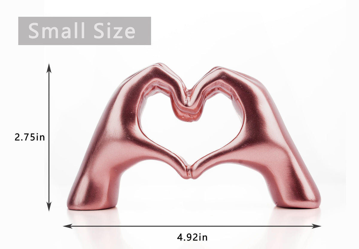 Small Heart Hands Sculpture