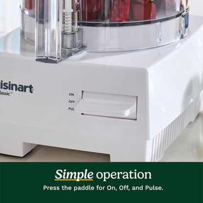 Cuisinart Food Processor, 14-Cup Vegetable Food Chopper for Mincing, Dicing, Shredding, Puree & Kneading Dough, 720-Watt Motor, Stainless Steel, DFP-14BCNY