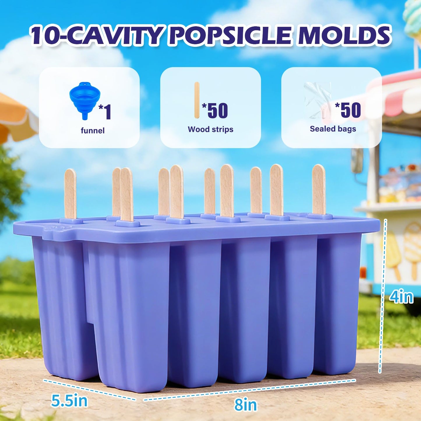 Silicone Popsicles Molds