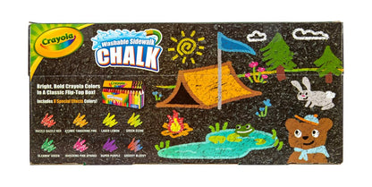 Crayola Ultimate Washable Chalk Collection (64ct), Essential Easter Basket Stuffers, Bulk Outdoor Sidewalk Chalk for Kids, Outdoor Activities & Spring Crafts, Gifts for Kids