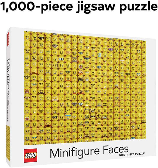 Minifigure Faces 1000-Piece Jigsaw Puzzle