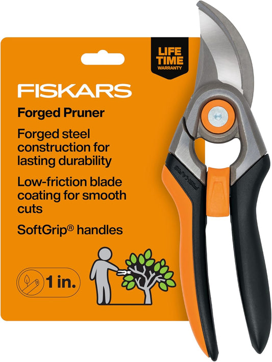Fiskars Forged Steel Bypass Pruning Shears (4 Options)