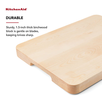 KitchenAid Rubberwood Cutting Board 8-inch x 10-Inch