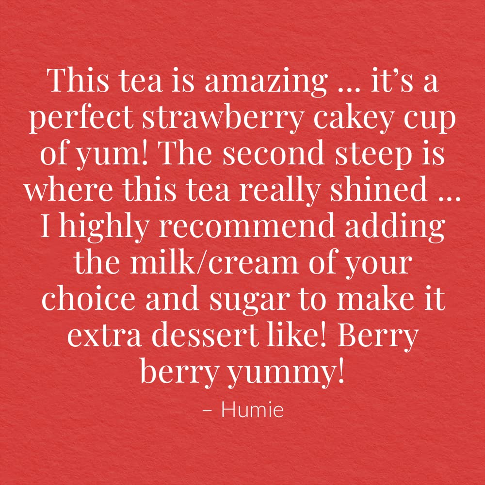 Cuppa Cake Strawberry Shortcake Herbal Tea, 36 Count | The Republic of Tea