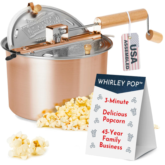 6 Quart Stove Top Popcorn Popper