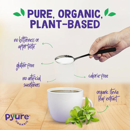 Pyure Organic Stevia Blend | Zero Calorie Sugar Substitute, 24 Oz Pouch