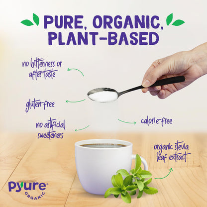 Pyure Organic Stevia Blend | Zero Calorie Sugar Substitute, 24 Oz Pouch