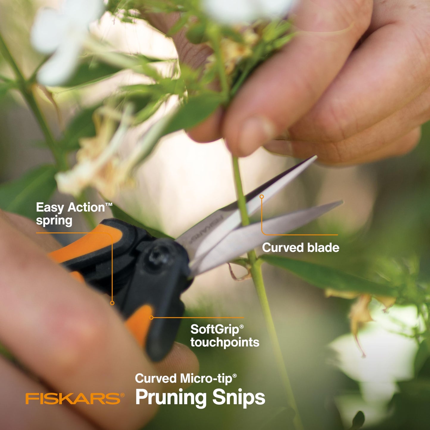 6" Non-Stick Pruning Snips, Scissors, and Tool Gift Set