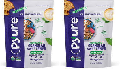 Pyure Organic Stevia Blend | Zero Calorie Sugar Substitute, 24 Oz Pouch