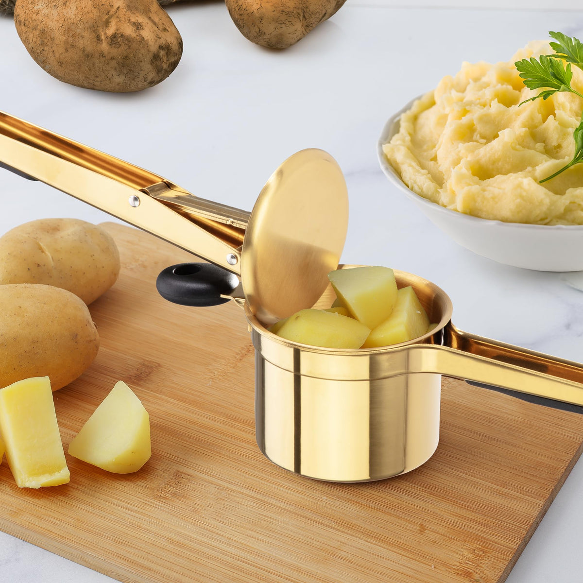 Stainless Steel 15oz Potato Ricer