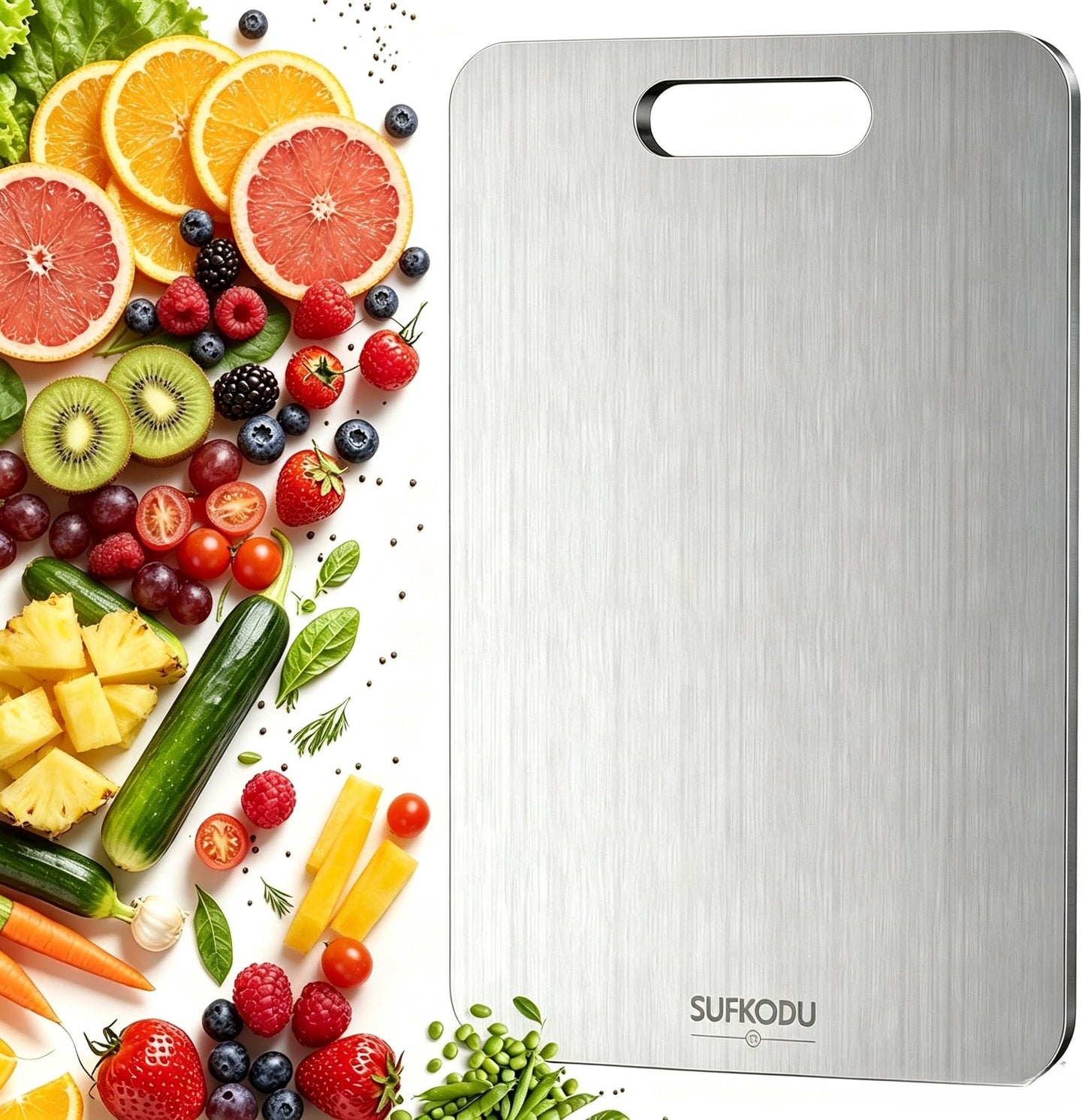 Titanium Cutting Board Set of 3 (M+L+XL）