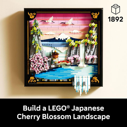 LEGO Art Japanese Cherry Blossom Landscape Building Set