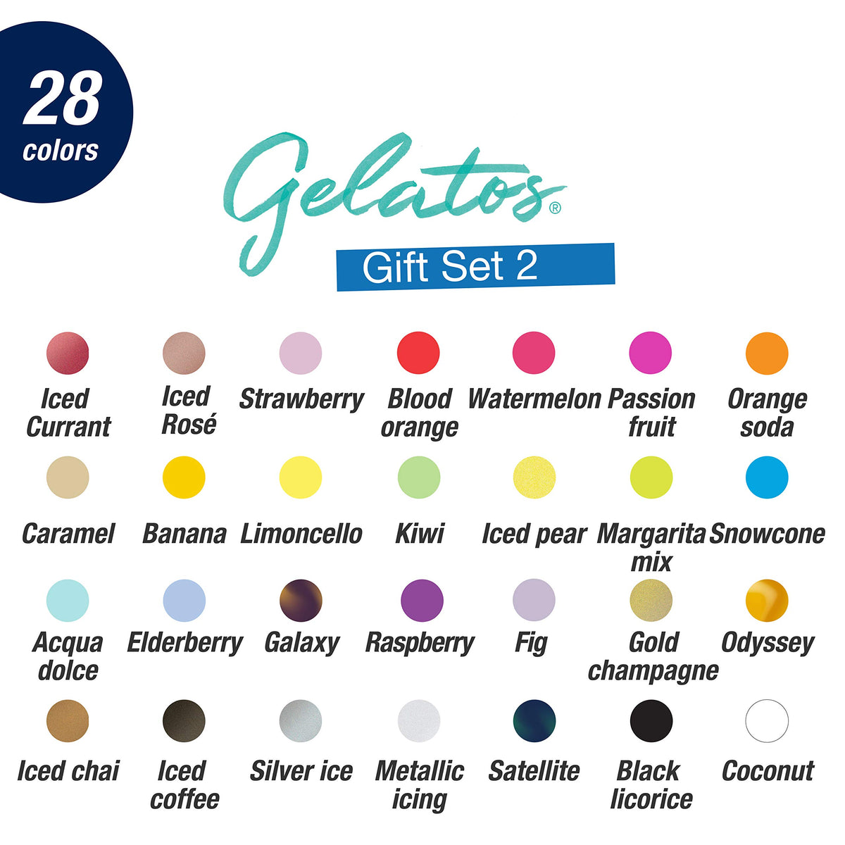 Mixed Media Gel Stick Crayons 28 Colors