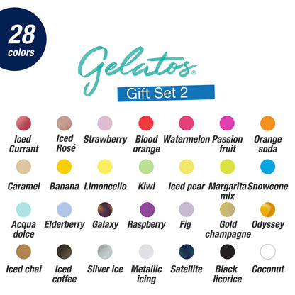 Mixed Media Gel Stick Crayons 28 Colors