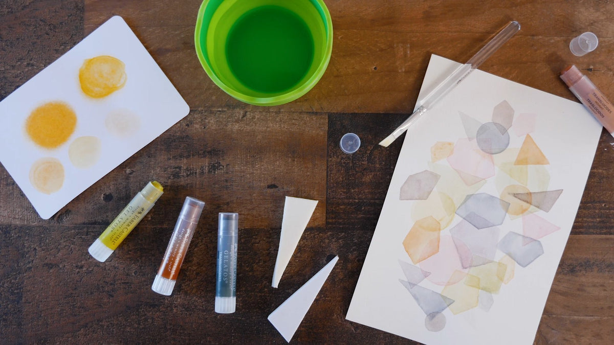 Mixed Media Gel Stick Crayons 28 Colors