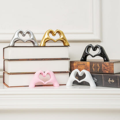 Small Heart Hands Sculpture