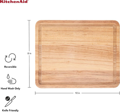 KitchenAid Rubberwood Cutting Board 8-inch x 10-Inch