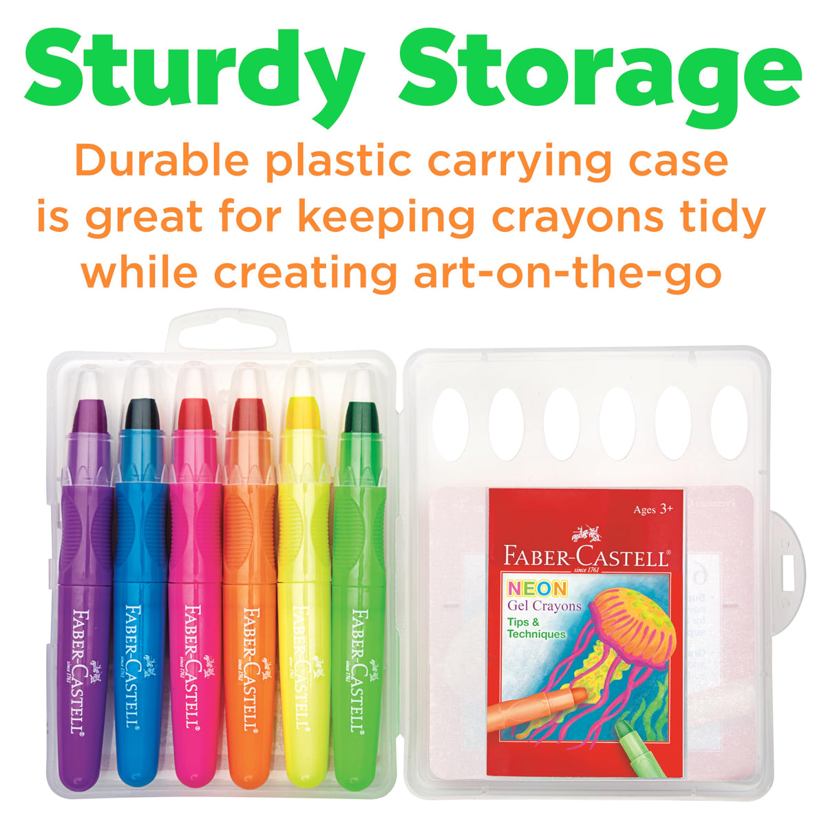 Mixed Media Gel Stick Crayons 12 Colors