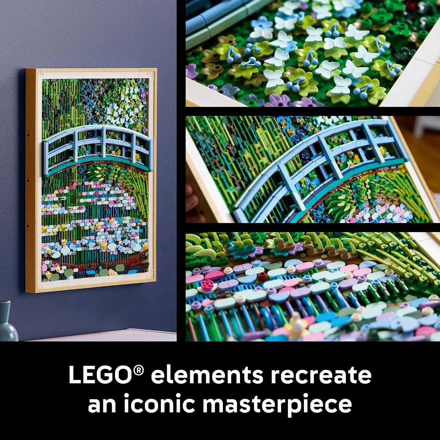 LEGO Art Claude Monet – Bridge Over a Pond of Water Lilies