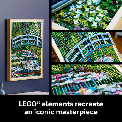 LEGO Art Claude Monet – Bridge Over a Pond of Water Lilies