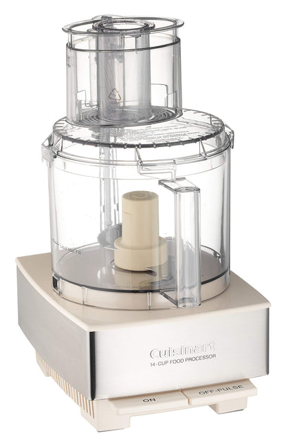 Cuisinart Food Processor, 14-Cup Vegetable Food Chopper for Mincing, Dicing, Shredding, Puree & Kneading Dough, 720-Watt Motor, Stainless Steel, DFP-14BCNY