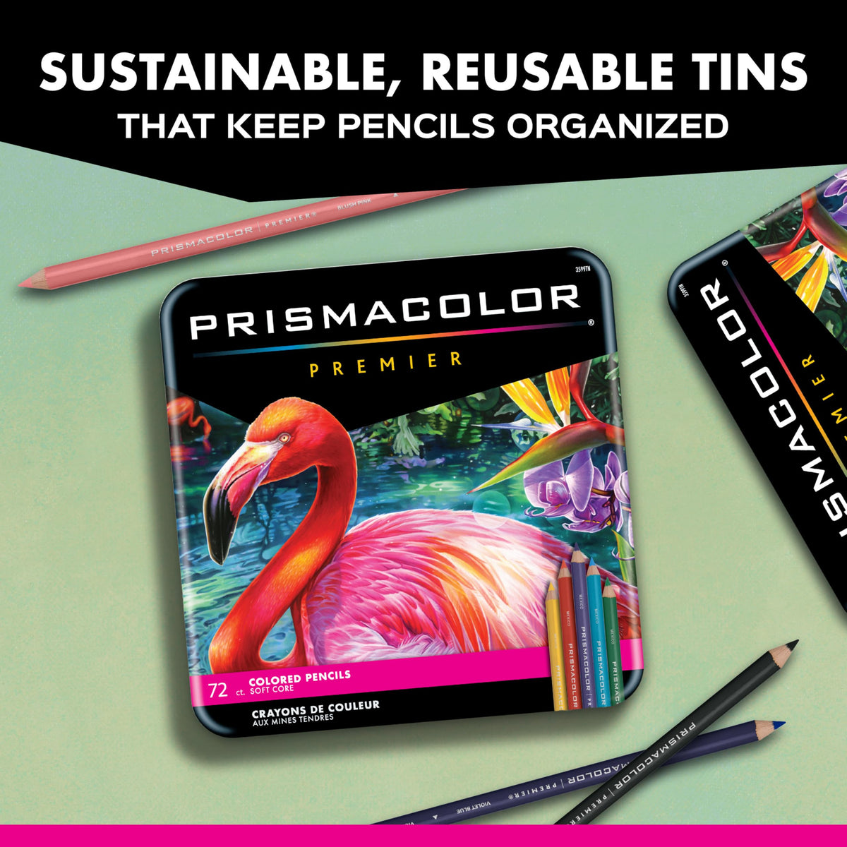 Large Prismacolor Premier Colored Pencils, Soft Core, Assorted Colors