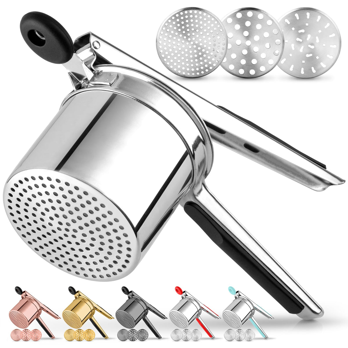 Stainless Steel 15oz Potato Ricer