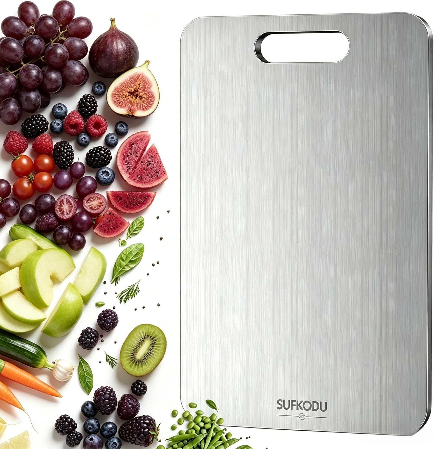 Titanium Cutting Board Set of 3 (M+L+XL）