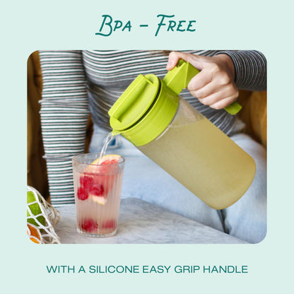 Takeya Patented and Airtight Pitcher Made in the USA, 2 Quart