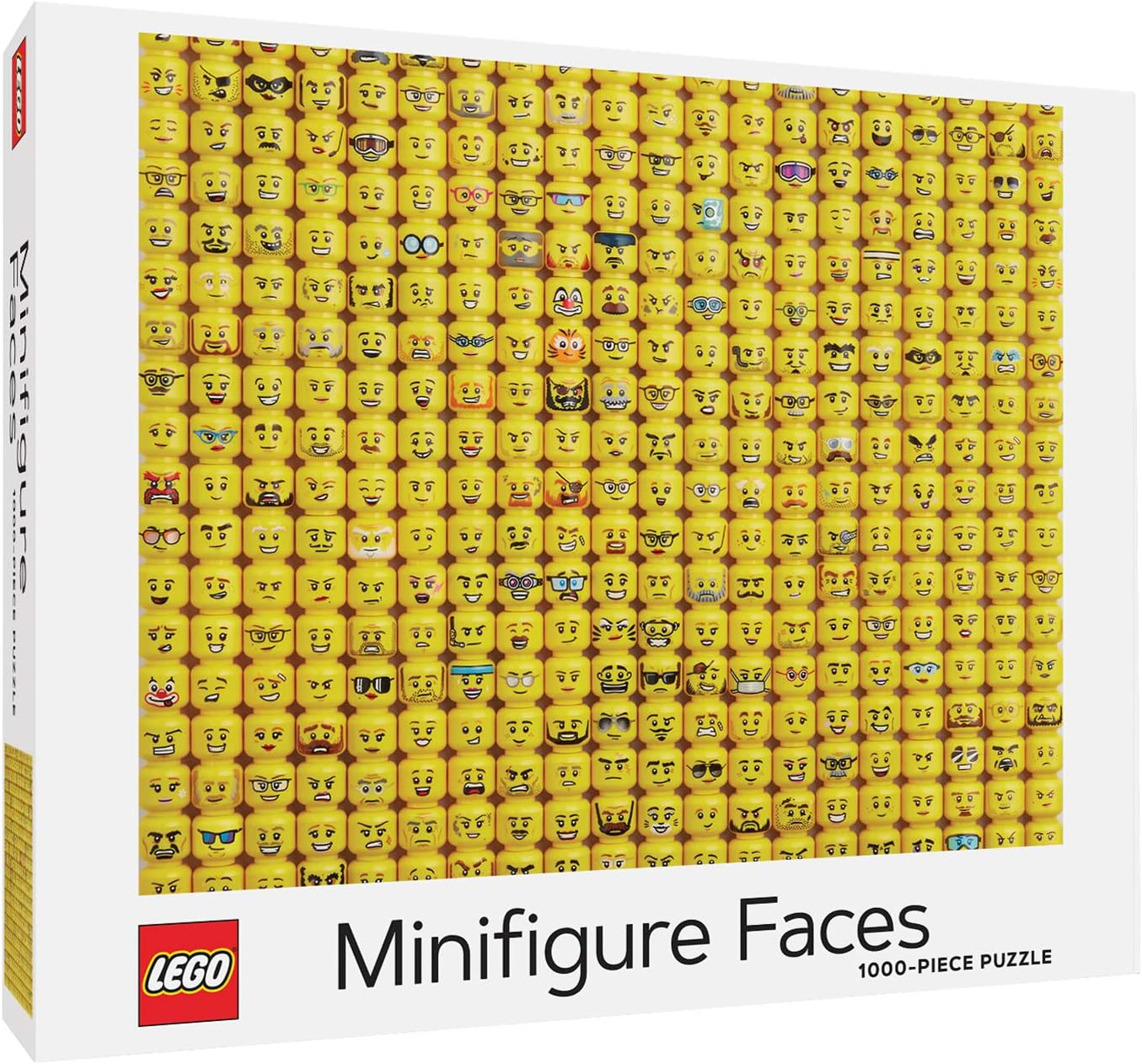 Minifigure Faces 1000-Piece Jigsaw Puzzle