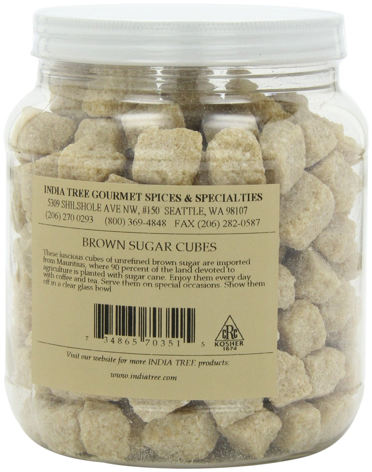 White Sugar Cubes Pure Cane Non-GMO Raw Sweetener