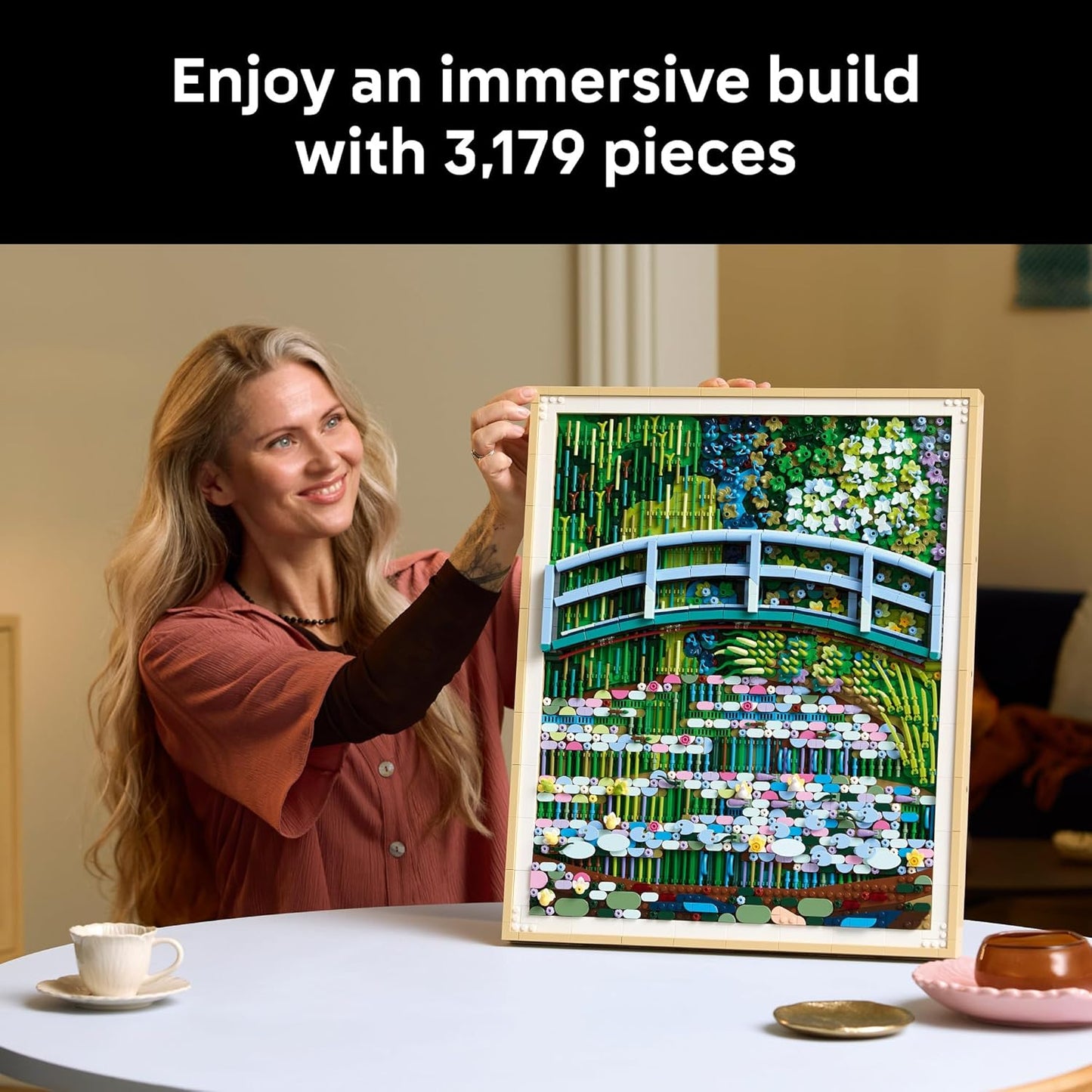 LEGO Art Claude Monet – Bridge Over a Pond of Water Lilies