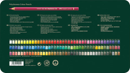 Faber-Castell Polychromos Artists' Color Pencils | Tin of 120 Colors